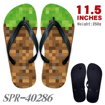 

Minecrafted Creative Fashion Flip-Flops Breathable Thick-soled Sandals Slippers Toe Sandals Birthday Christmas Gift for Family