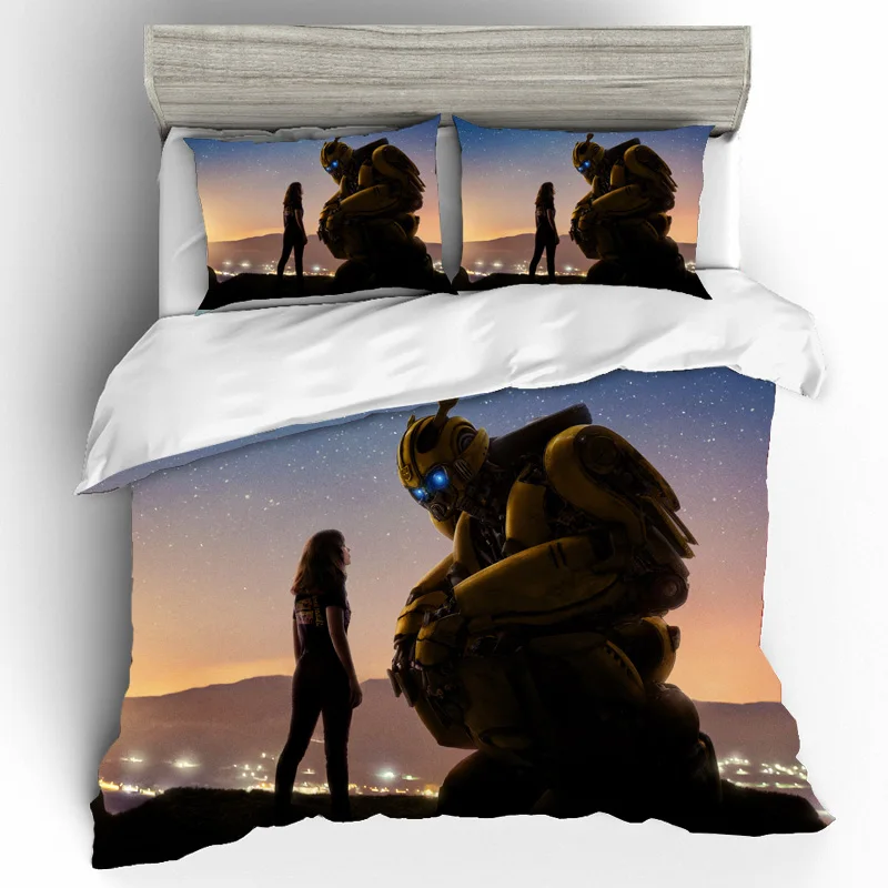 DQ0088 Автоботы Шмель постельное белье s King size 3D печать постельное белье пододеяльник простыни наволочки постельное белье домашний текстиль - Цвет: DQ0088