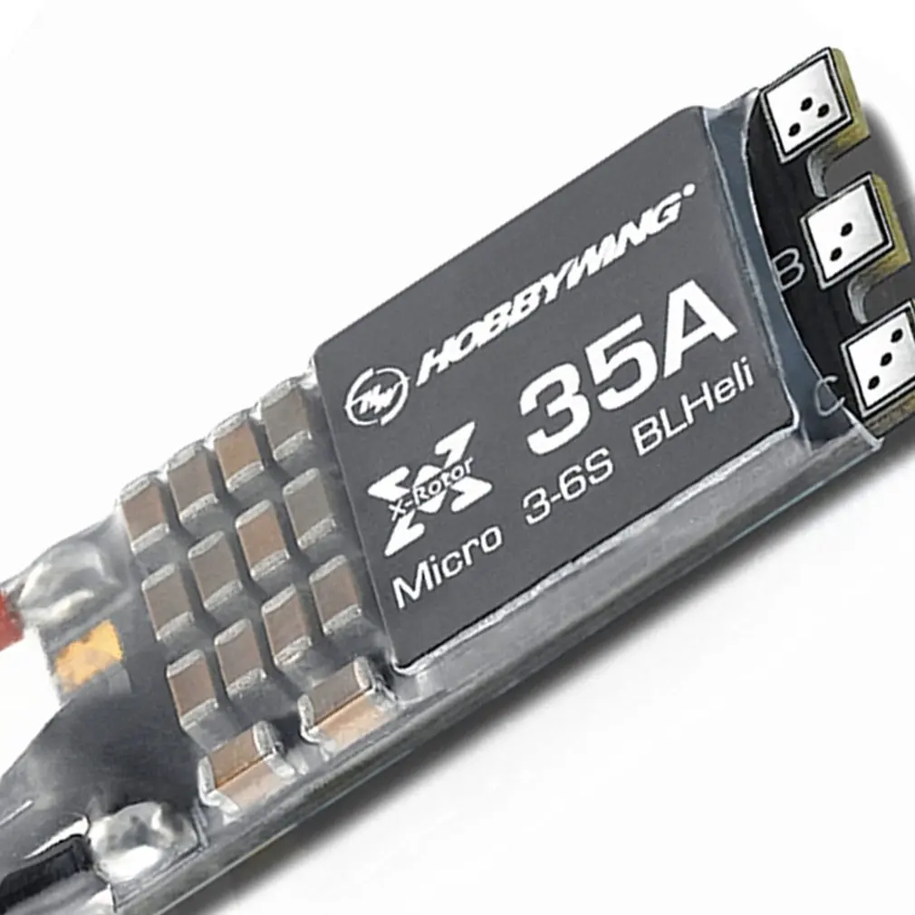 4 шт. Hobbywing XRotor Micro 35A BLHeli ESC поддержка OneShot125 с проводами для FPV гоночный Квадрокоптер Дрон часть