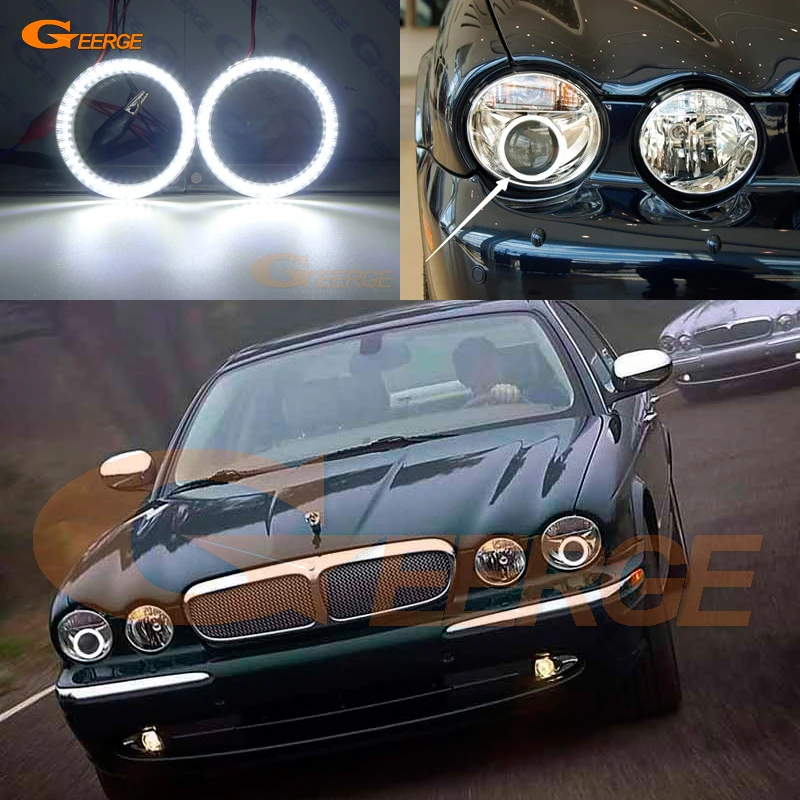 Для Jaguar XJ XJ8 X350 X358 2003-2009 ксеноновый головной светильник ультра яркий SMD