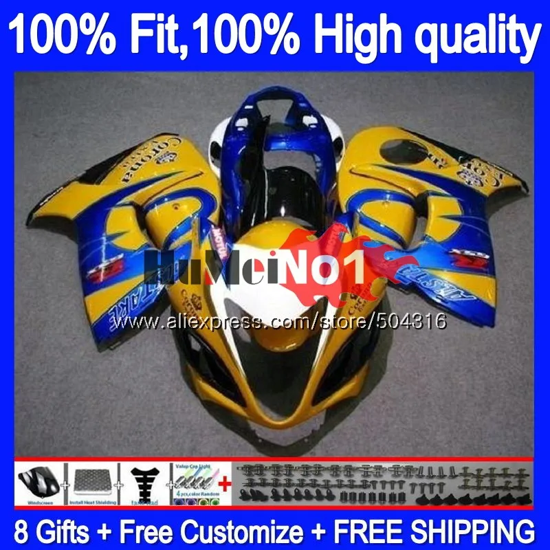 Инъекции для SUZUKI GSXR-1300 GSXR 1300 Hayabusa синий CORONA 30MC. 41 GSXR1300 2008 2013 08 13, 14, 15, 16 лет обтекатель