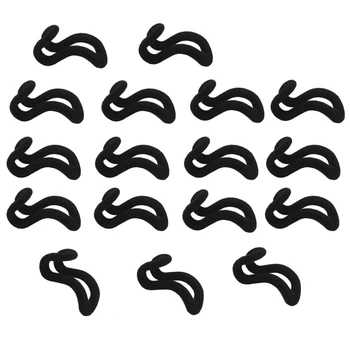 

New-60pcs Hanger Connector Cascading Curve Hook Give You The Extra Closet Space (Black)