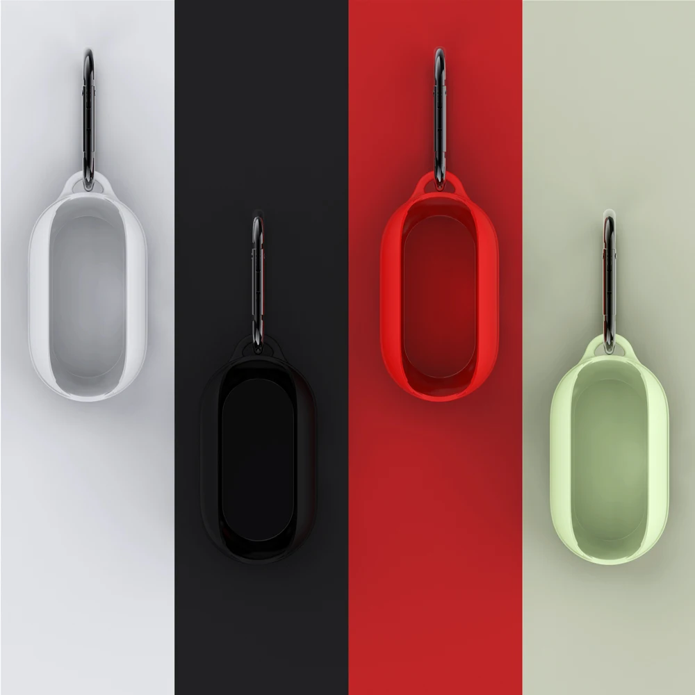 Светящийся жидкий силиконовый чехол для samsung Galaxy Buds беспроводной кейс для bluetooth-гарнитуры не пылевые защитные чехлы с крюком