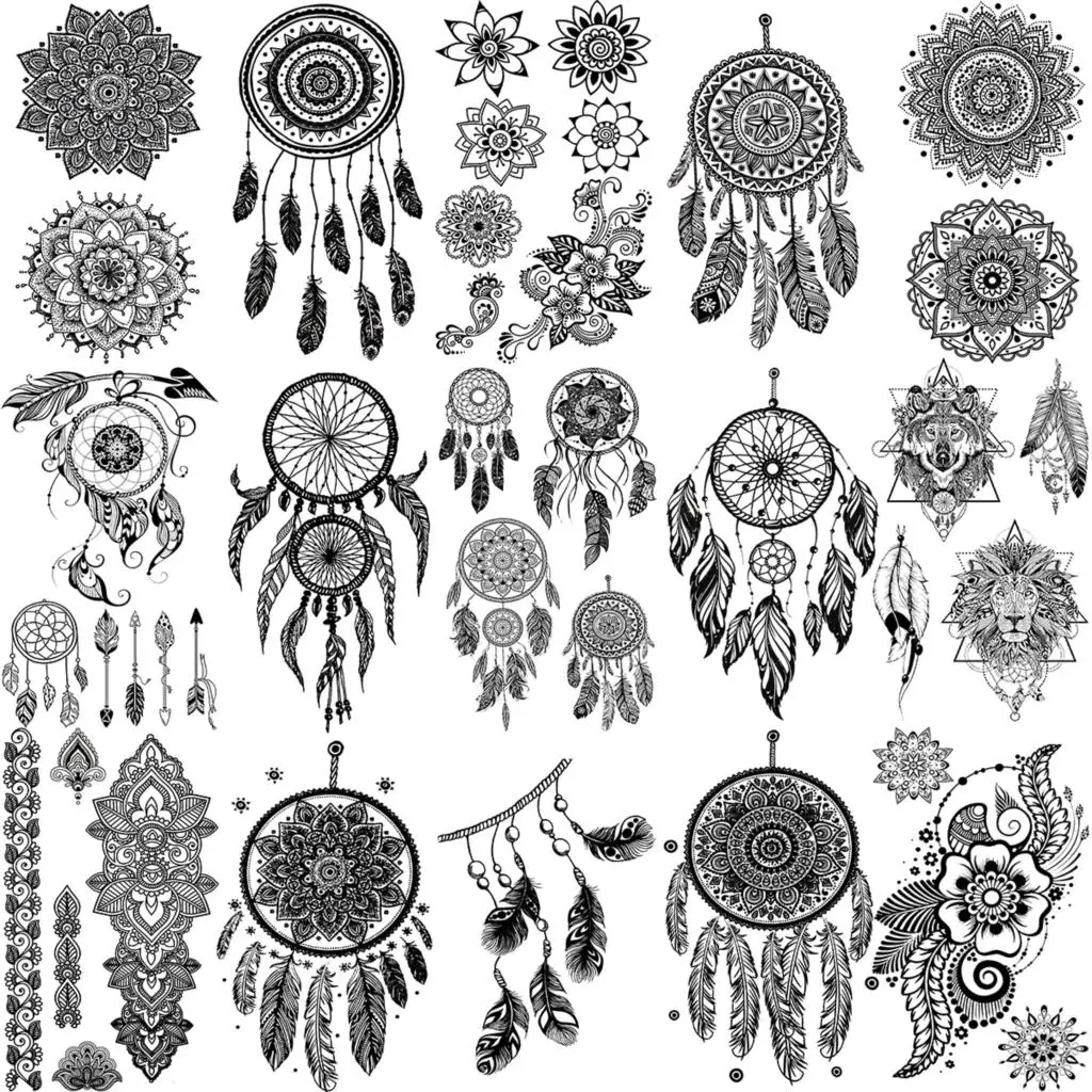 Update more than 146 mandala dream catcher tattoo super hot
