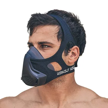 

Professional Simulate Altitude Sport Mask Air breathing Muscle Control Workout Running Fitness Mask With 24 Resistance Levels