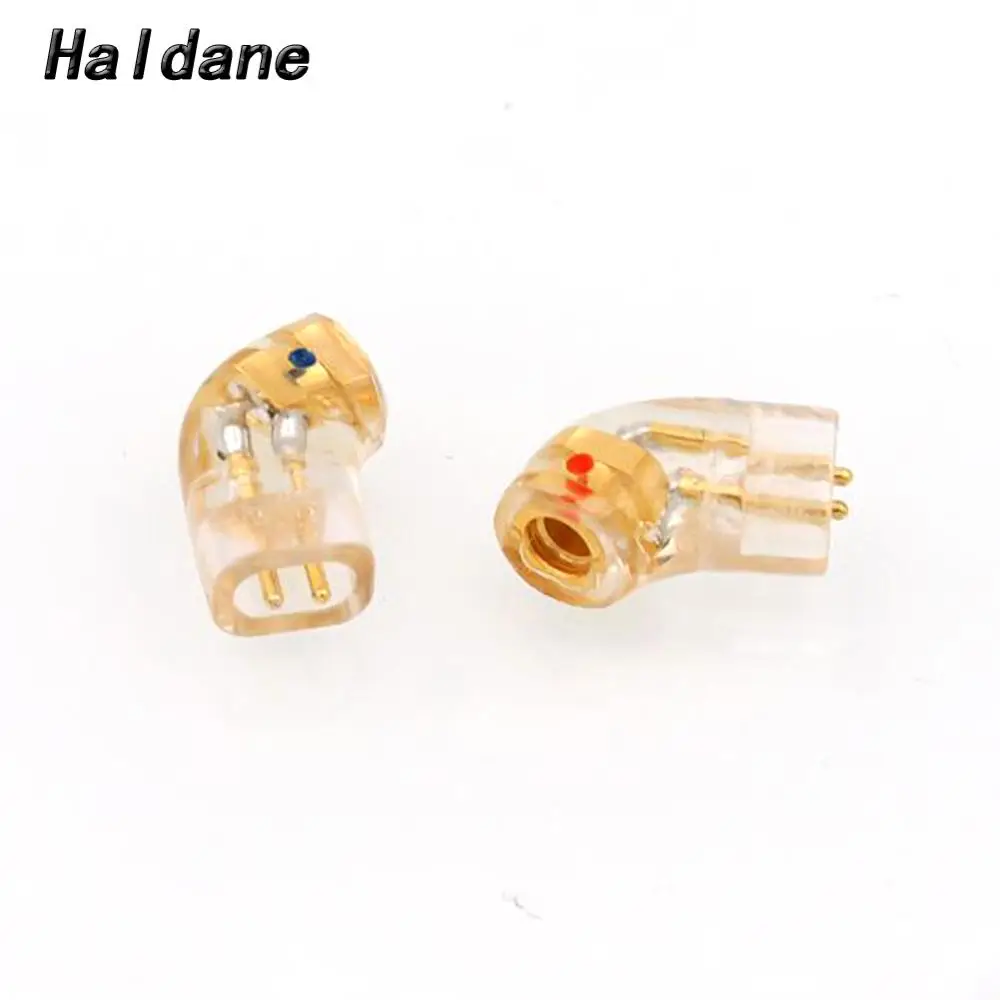 

Haldane pair Gold Plated QDC Headphone Plug for QDC Male to MMCX 0.78mm Female Converter Adapter