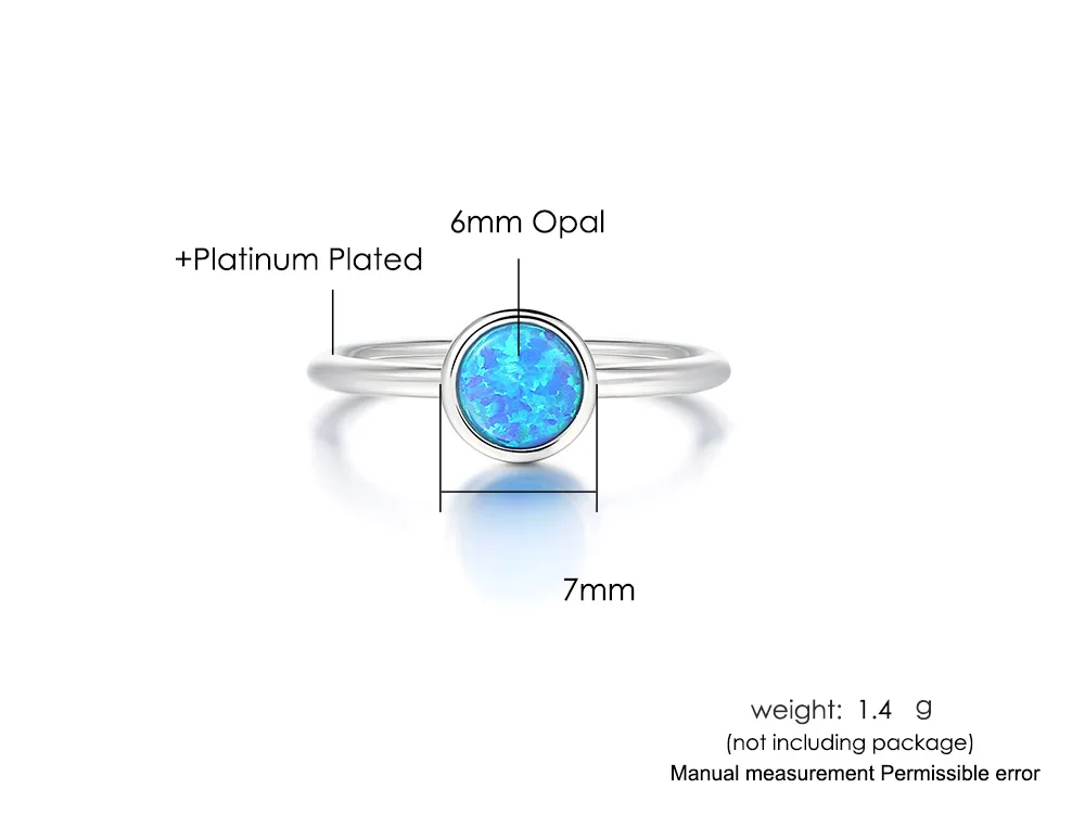 ZHOUYANG Opal Stone Rings For Women Simple Classic Round White Gold Color Party Birthday Gift For Girls Fashion Jeweley DZR032 ZHOUYANG Opal Stone Rings For Women Simple Classic Round White Gold Color Party Birthday Gift For Girls Fashion Jeweley DZR032