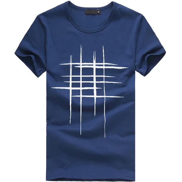 

2019 New Fashionable Men's Summer T Shirts Printing Tees Shirt O Neck Short Sleeve Daily Casua T Shirt Cotton Casual Blouse