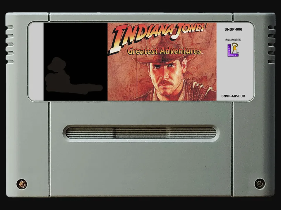 16Bit Games ** Indiana Jones Greatest Adventures PAL EUR - Main Image