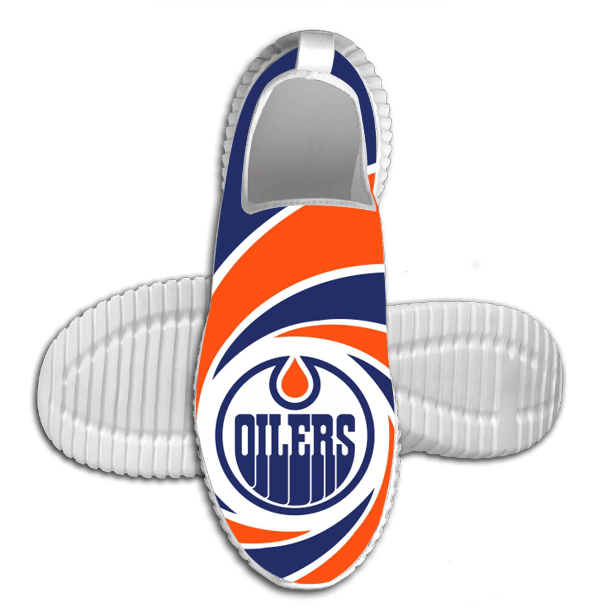 Лидер продаж года; модная дышащая прогулочная обувь Edmonton Oilers; летняя удобная Легкая повседневная обувь для фанатов с 3D-принтом - Цвет: edmonton oilers3