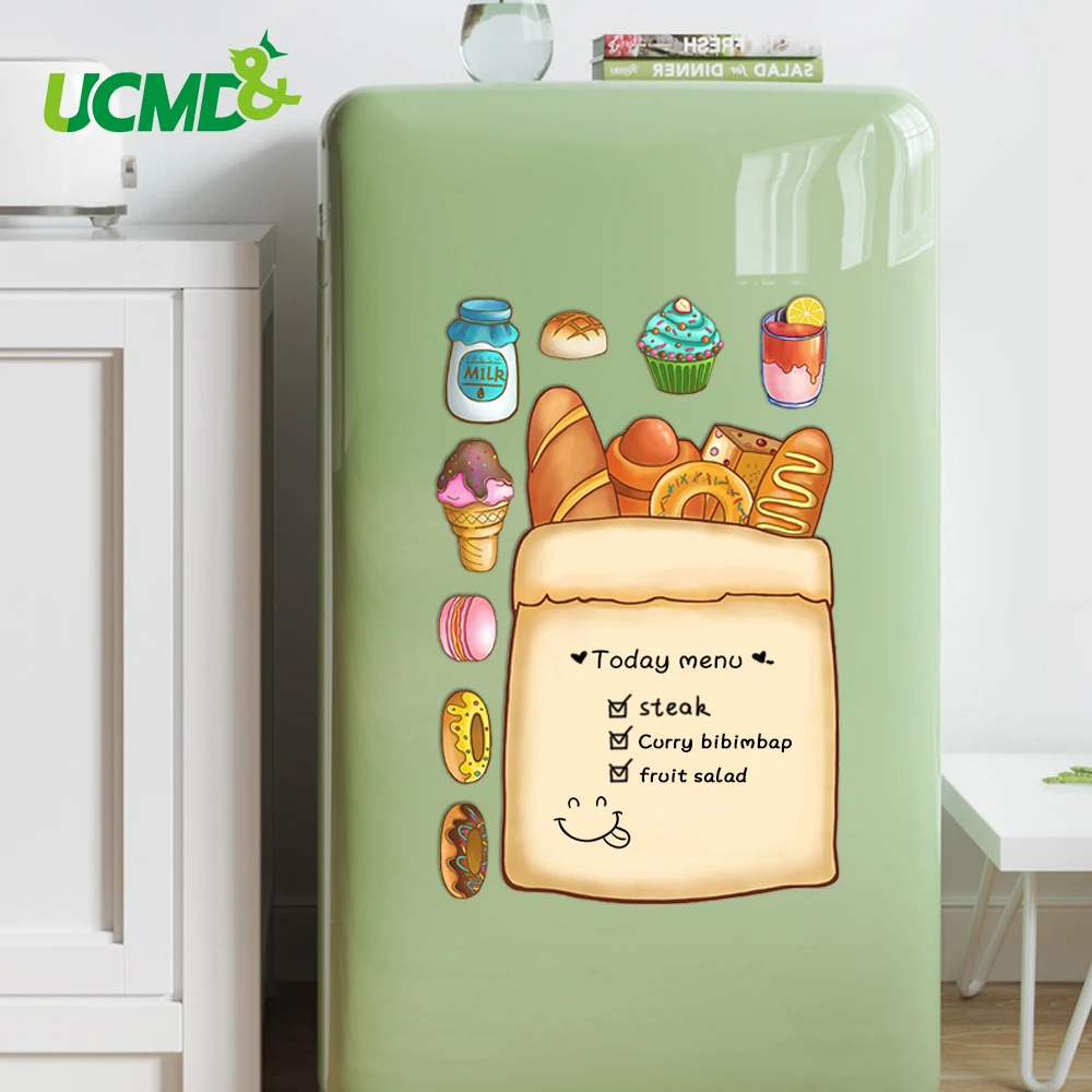 

Magnetic Cactus Message Board Erasable Bread Fridge Sticker Record List Remind Memo Boards Whiteboard Marker Magnets Home Decor