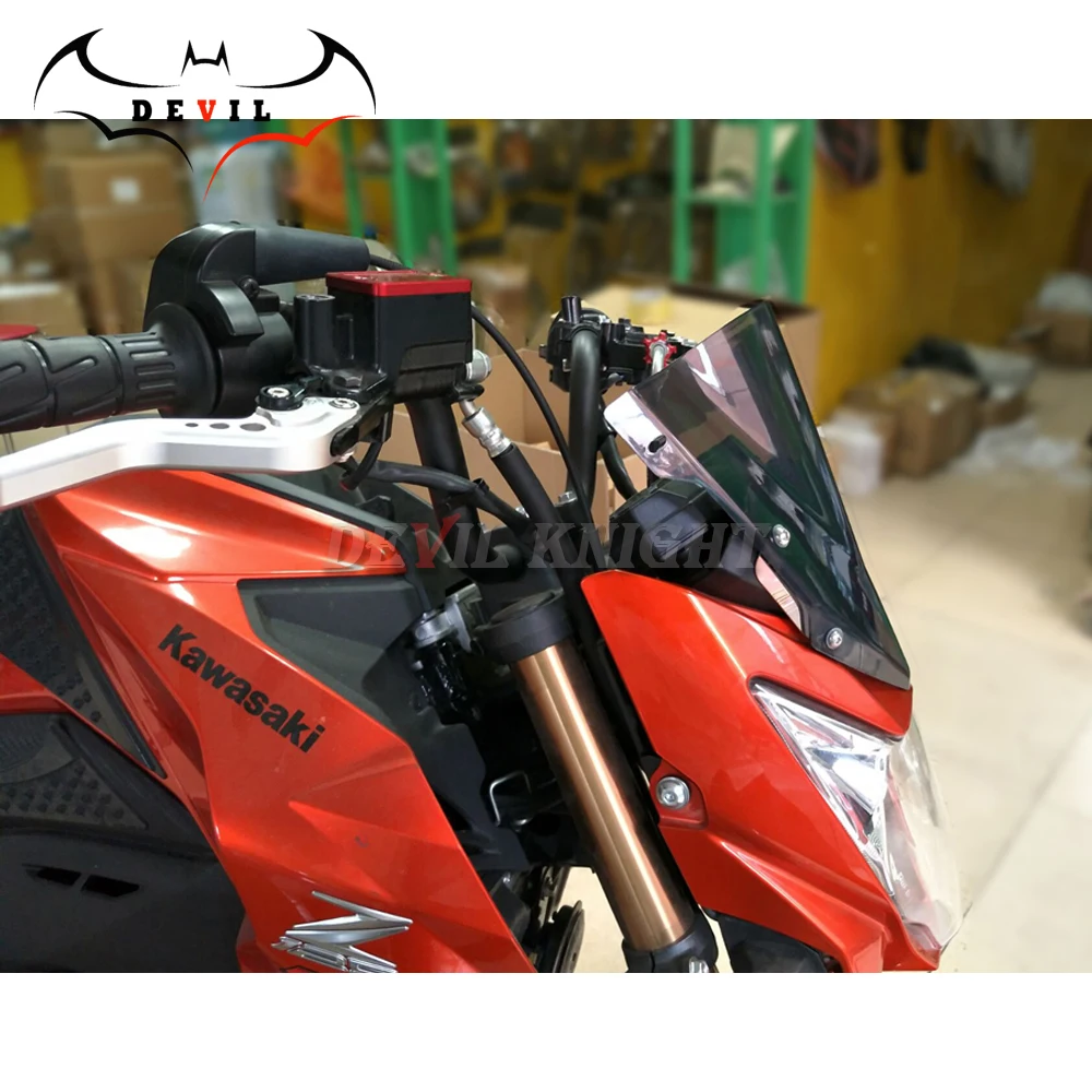 Лобовое стекло для KAWASAKI Z 125 Z125- 16 17 18 аксессуары для мотоциклов ветровое стекло ветровые дефлекторы лобовое стекло Pare-brise