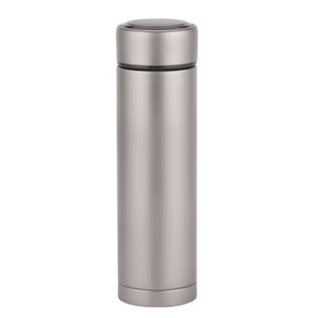 

Titanium Water Cup Outdoor Travel Hand Cup 450Ml Double Insulation with Tea Filter Cup Business Cup