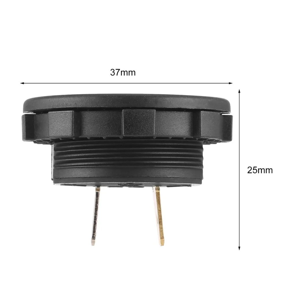 Водонепроницаемый 12 V-24 V мотоцикл светодиодный цифровой Дисплей Напряжение счетчик с патроном Зарядное устройство гнездо Мощность выход для автомобиля лодка морской Лидер продаж