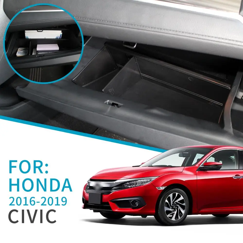Автомобильный перчаточный ящик для хранения с интервалом Honda CIVIC 2016 2017 2018 2019