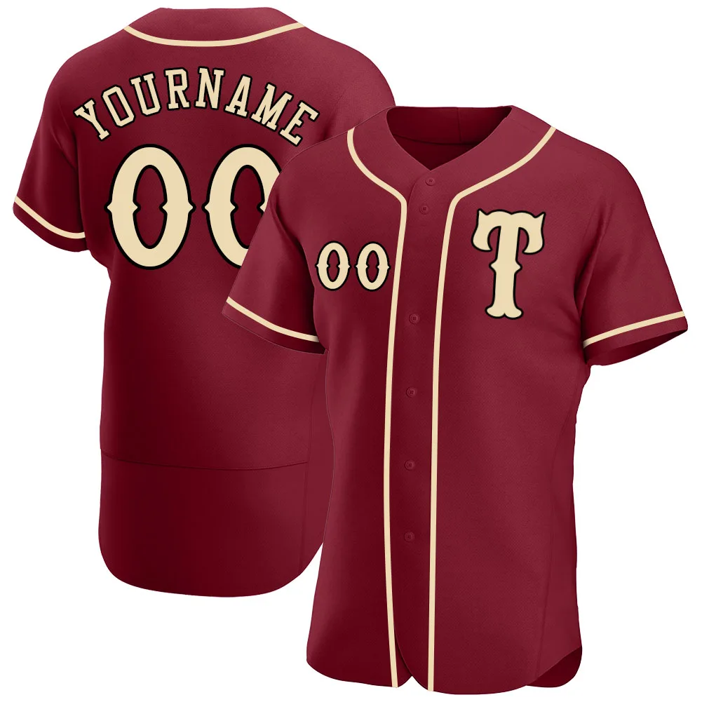 Baseball Jerseys Printing Team Name Number Retro Street Style Baseball Shirt Competition Training Men/Youth cotton t shirts baseball jersey mens jersey