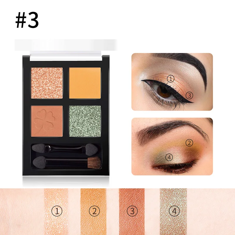 3 Тени для глаз focallure палитра Glam Eyes shadow Профессиональные высококачественные блестящие тени для век pallete - Цвет: 3