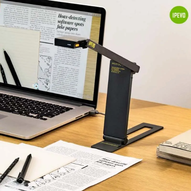 IPEVO DO-CAM Portable & Compact Ultra HD 8MP USB Camera for Professional Visual Presentations and Communication &mdash; Real-time Imag
