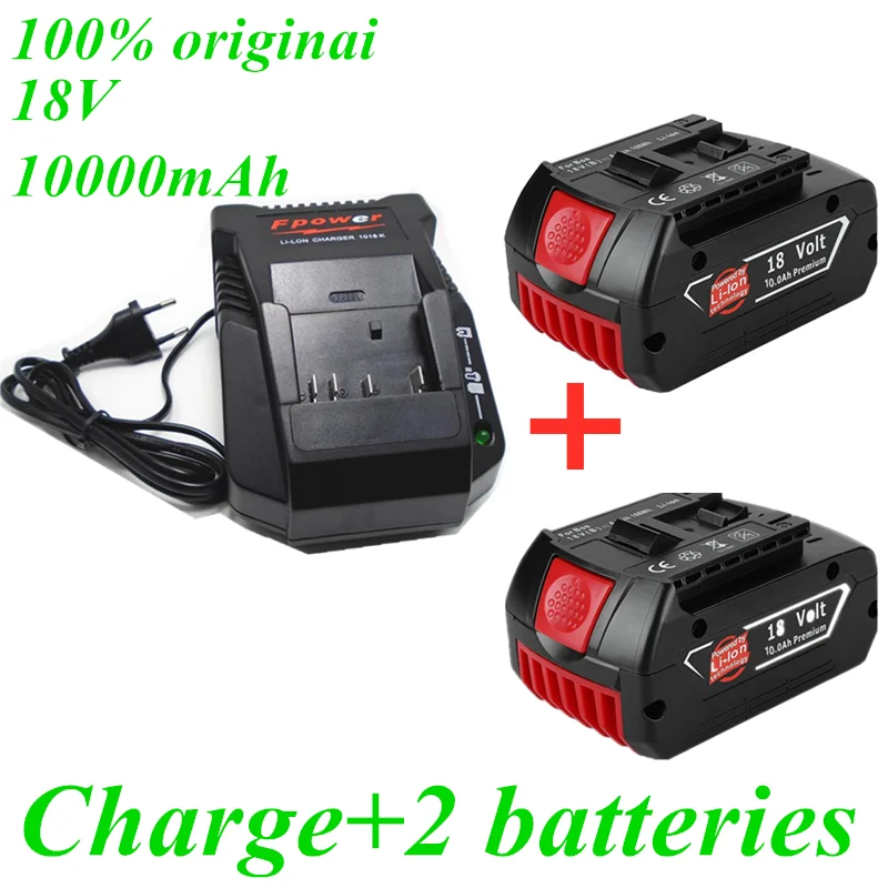 Adaptateur pour batterie au lithium Bosch, 18V, BAT609, BAT618