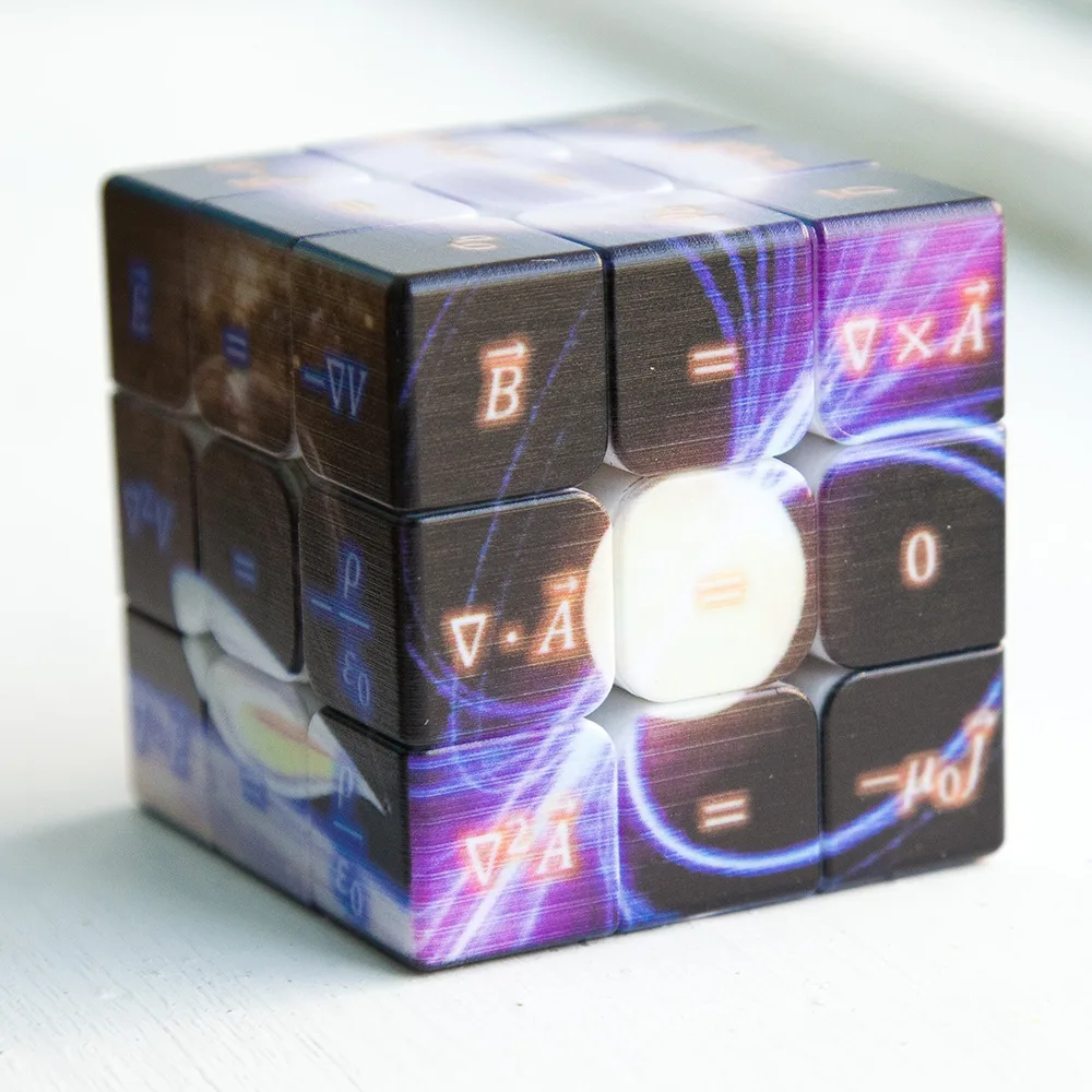 Формула обучения математический куб 3x3x3 скорость УФ печатная версия волшебный куб игрушка обучающий инструмент для детей - Цвет: formula