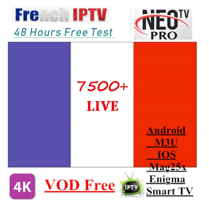 1 год Европа французский США Великобритания Бразилия Польша Испания IPTV подписка 7500+ Live Франция HD IPTV M3u Enigma vod спорт для взрослых бесплатный тест