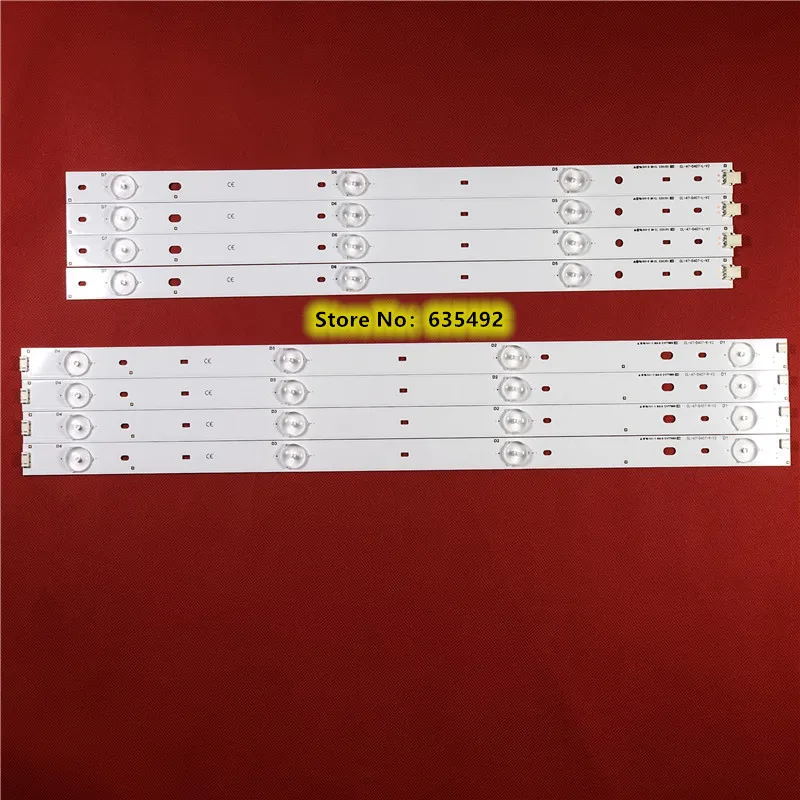 8 шт./компл. Светодиодные ленты для Phi lips CL-47-D407-R-V2 CL-47-D407-L-V2 DT-BCMN-U6 DB-B23-U6 для TPT470H 47PFL5708/F7 47PFG4109/78