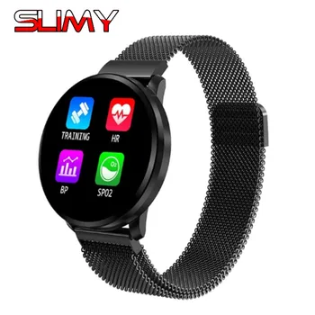 

Slimy CF68 IP67 Waterproof Smart Watch with Blood Pressure Heart Rate Monitor Full Screen Touch Smartwatch PK L5 L6 Smart Band