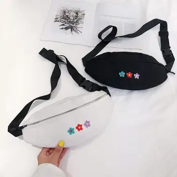 

Women's Fanny Pack Casual Canvas Chest bag Simple Backpack Waist Fanny Packs Canvas Crossbody Chest Bags Bags Leg Pouch