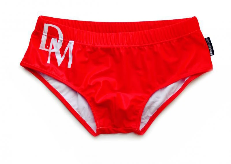 Hot New Men Swimwear Men Classical Swimming Trunks Men Beach Swimsuit Sunga Sexy Pool Swim Briefs Surfing Bathing Suits 896 - Цвет: red