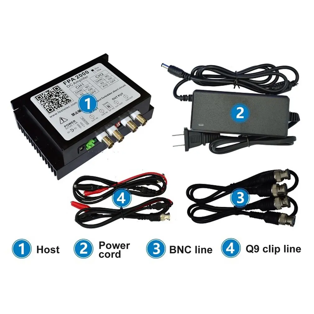 

30W Signal Booster Dual-channel DC Power Amplifier For Arbitrary Waveform Function Signal Generators US
