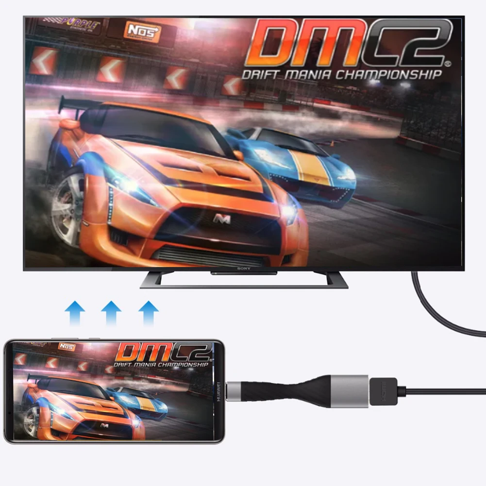 USB C VGA HDMI Adapter Type C Male To HDMI VGA Female Converter 4K 30HZ For Macbook Mobile Phone And Digital Camera