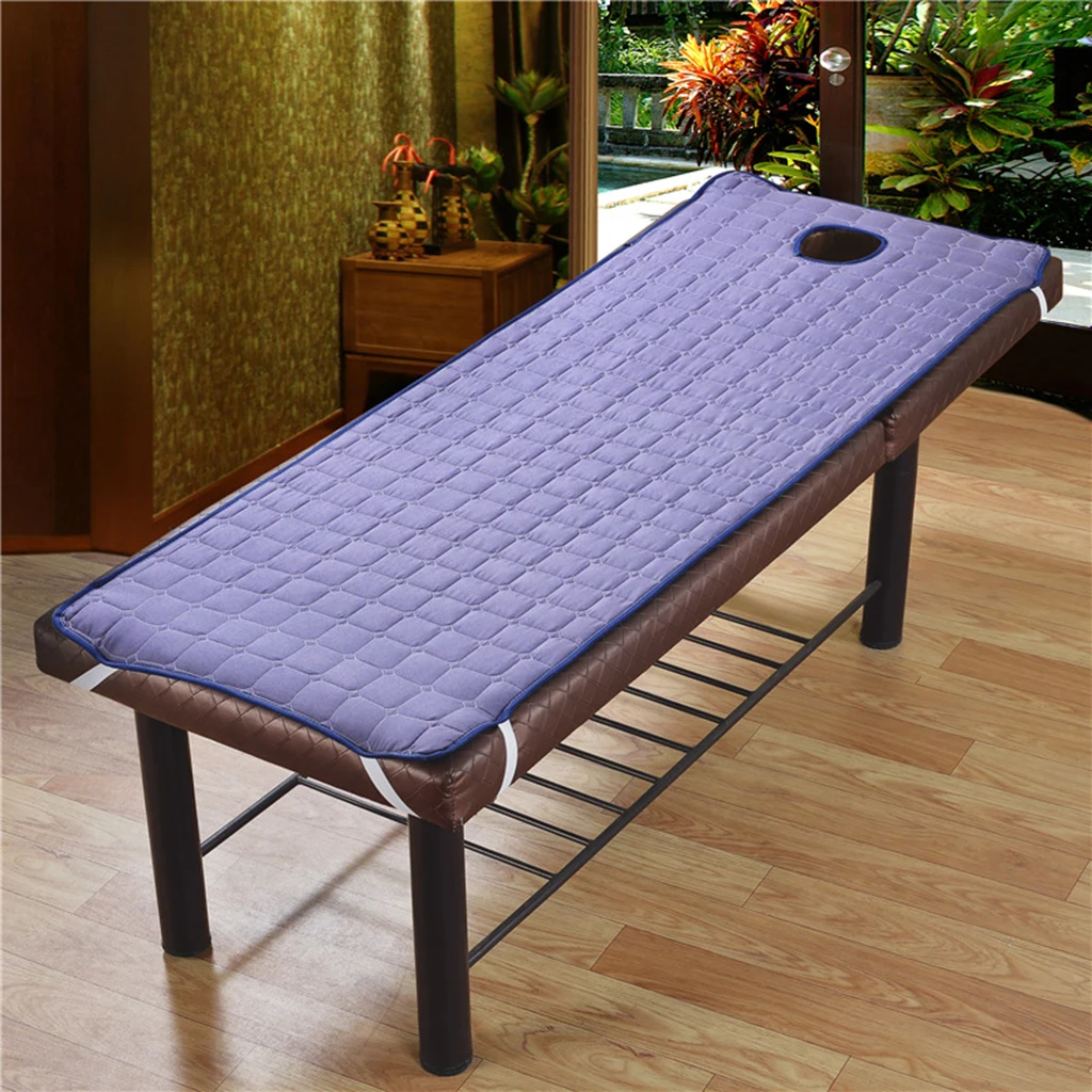 Soft Beauty Massage Table Cover, SPA Bed Cover Sheet, Mattresses Protector With Breath Hole - 180x60cm