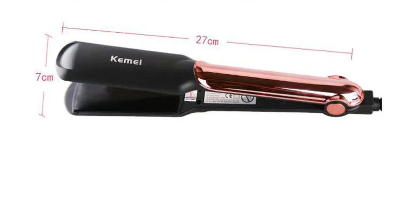 Kemei электрический выпрямитель для волос бигуди KM-2113 стайлер для волос Электрический чистое железо для волос электрический прямой инструмент для волос