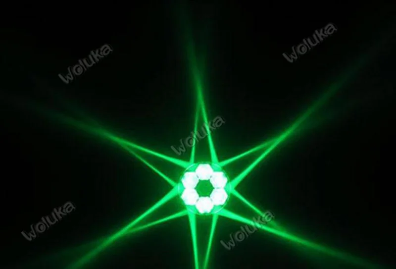 Six LED lamp beads bee eye par light disco stage light moving head light bar beam light ktv colorful flash CD50 W03