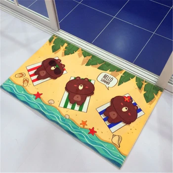 

Porch Bathroom Bedroom Floor Mat Children Room Cartoon Carpet Cute Cat Pattern Kitchen Rug Tapis De Bain Salle De Bains Mat b