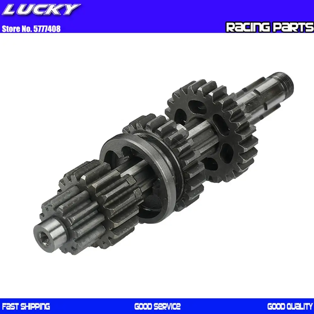 LF150cc Engine Transmission Gear Box Main Shaft kit For Lifan 150 150cc 1P56FMJ Horizontal Kick Starter Engines Dirt Pit Bikes | Автомобили