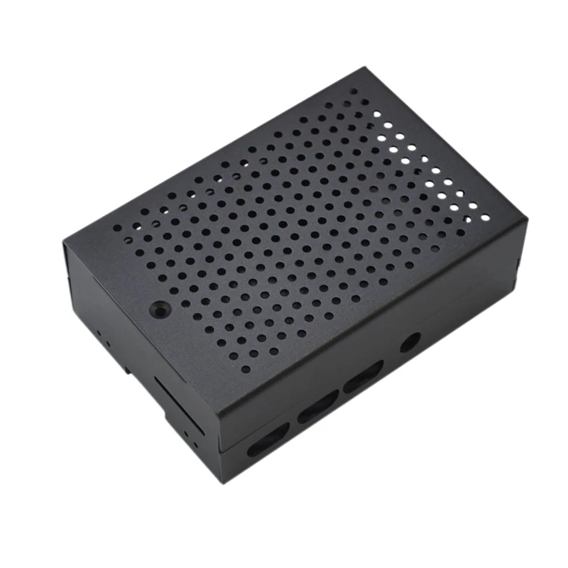 FFYY-Raspberry Pi 4 Model B Aluminum Case Metal Case with Cooling Fan Enclosure Kit