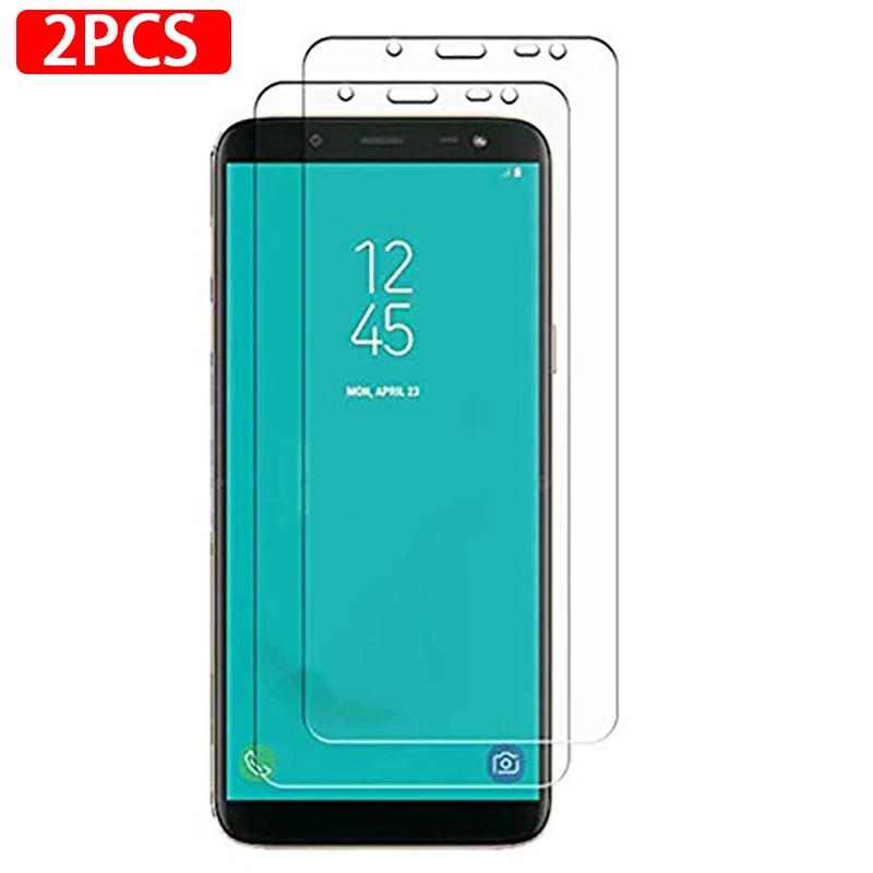 

2pcs 9H tempered glass screen protector on the for Samsung Galaxy J2 Prime G530 J4 Plus 2018 J 4 J4plus J2prime protective films
