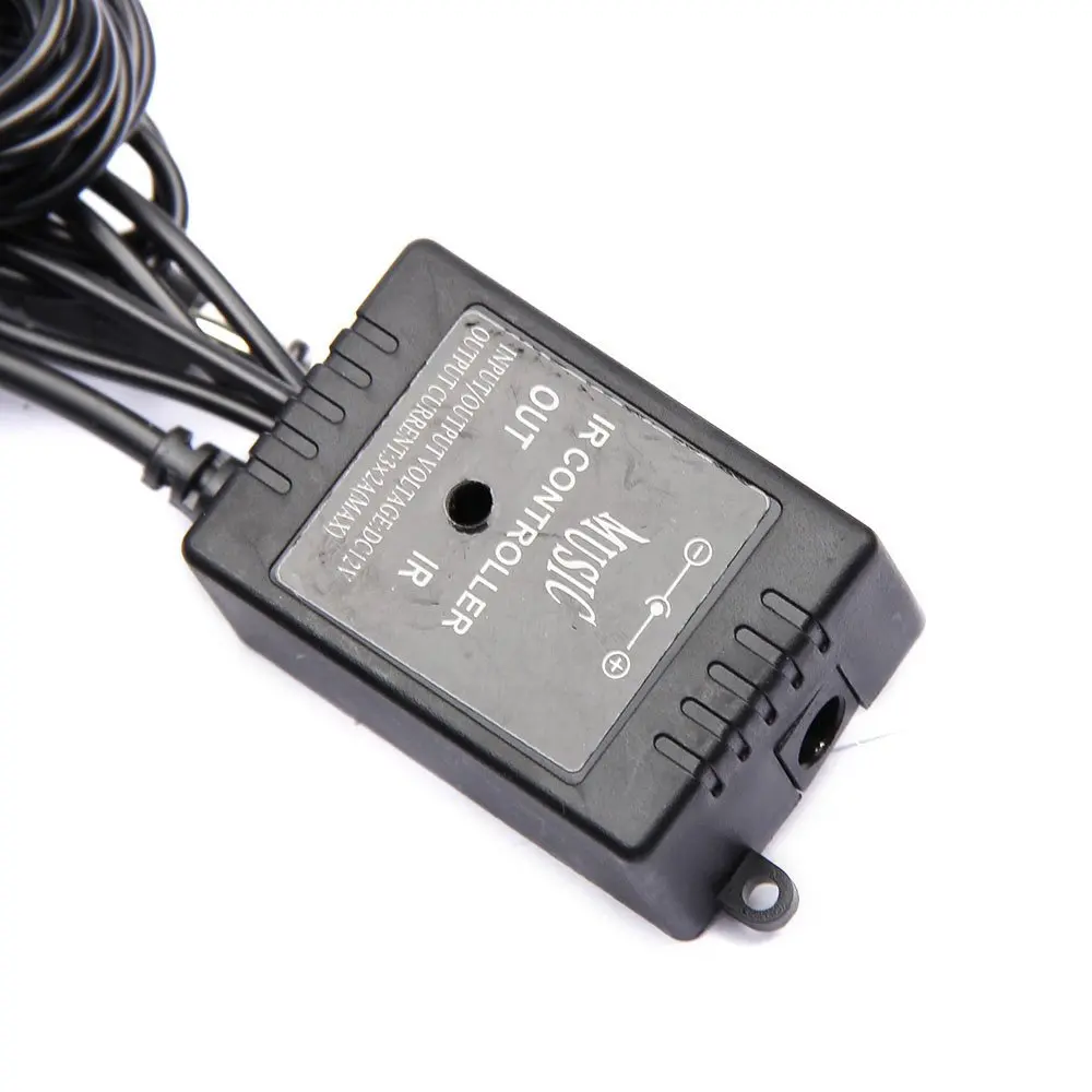 4 шт./компл. RGB 7 цветов 9SMD 5050 светодиодный неоновая лента атмосферный свет музыка дистанционное управление салона автомобиля модные украшения