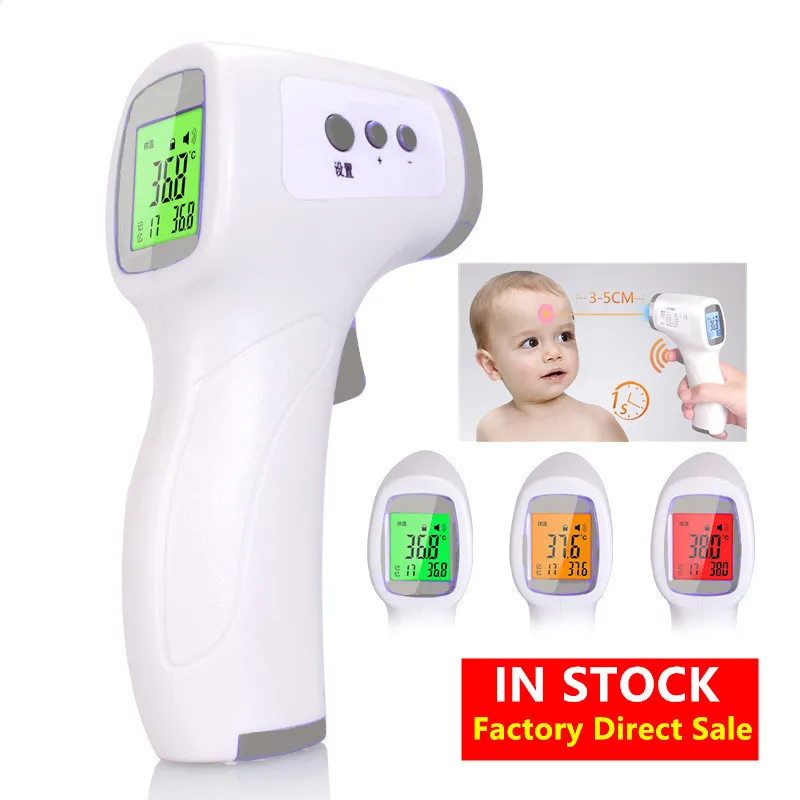 

Non-Contact Digital Infrared Thermometer Forehead Pyrometer for Baby Adult