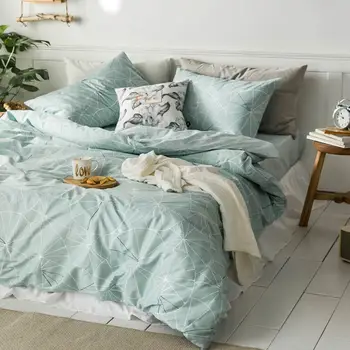 

Svetanya Cotton Bedding Set single double Bed Linens simple Style