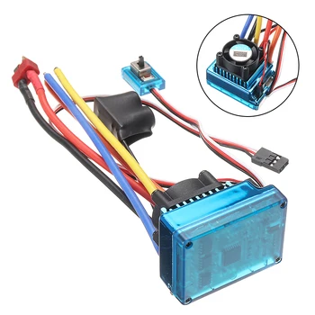 

120A Remote Control Car Brushless Motor ESC Low voltage Electric Speed Controller for 1/10 1/8 RC Car Truck Boat Model Part