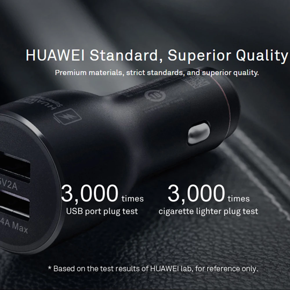 Оригинальное автомобильное зарядное устройство HUAWEI CP37 Supercharge 2 Max 40 Вт 10 в 4A черный двойной USB 5A type C кабель для mate 30 20 Pro mate 20 RS Nova