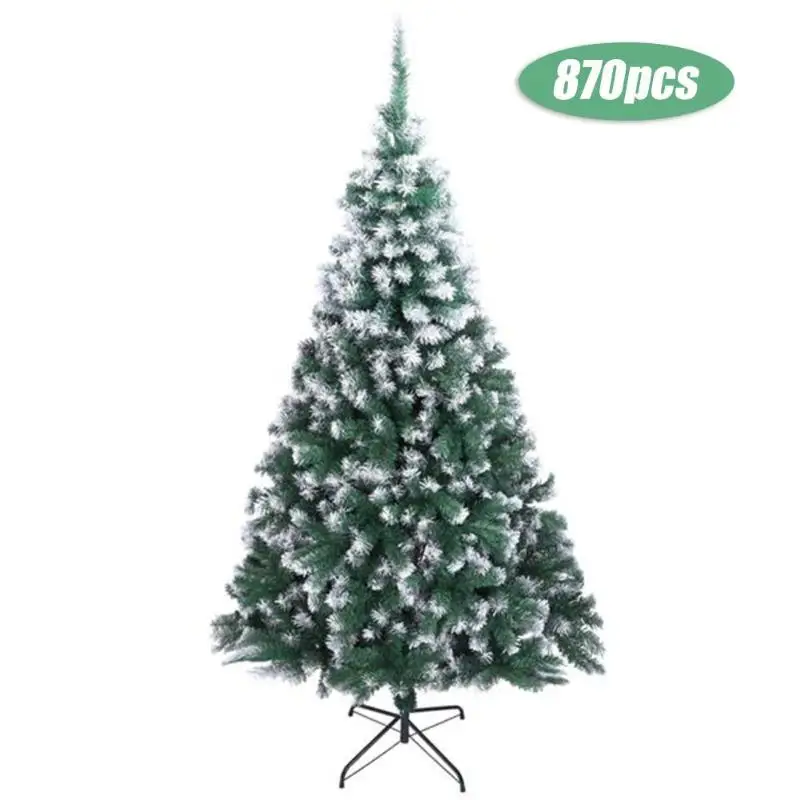 

6/7/8FT Christmas Tree 230-950 Branches Christmas Tree Decorations Spray White PVC Tree for Home Church Christmas Supply