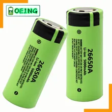 Batterie lithium rechargeable, 100% originale, 20a, 26650A, 26650 V, 5100mA, 3.7 Convient pour lampe de poche