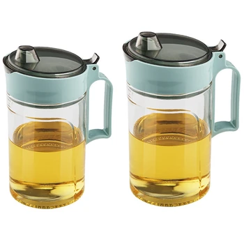 

Kitchen Olive Oil Bottle Lead Free Glass Cruet Bottle Vinegar Soy Sauce Anti Leak Bottle Durable Oil Can Fashioned Oil Vinegar P