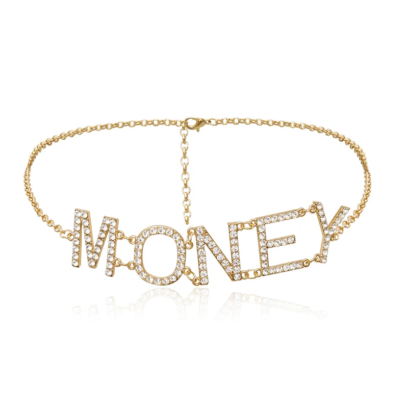 2 gold belt chain Модный пояс-цепь, золотой, серебряный, с буквенным принтом, на талии, металлические ремни для женщин, индивидуальный пояс с кисточками, женский роскошный пояс ceinture femme - Цвет: 2 gold belt chain