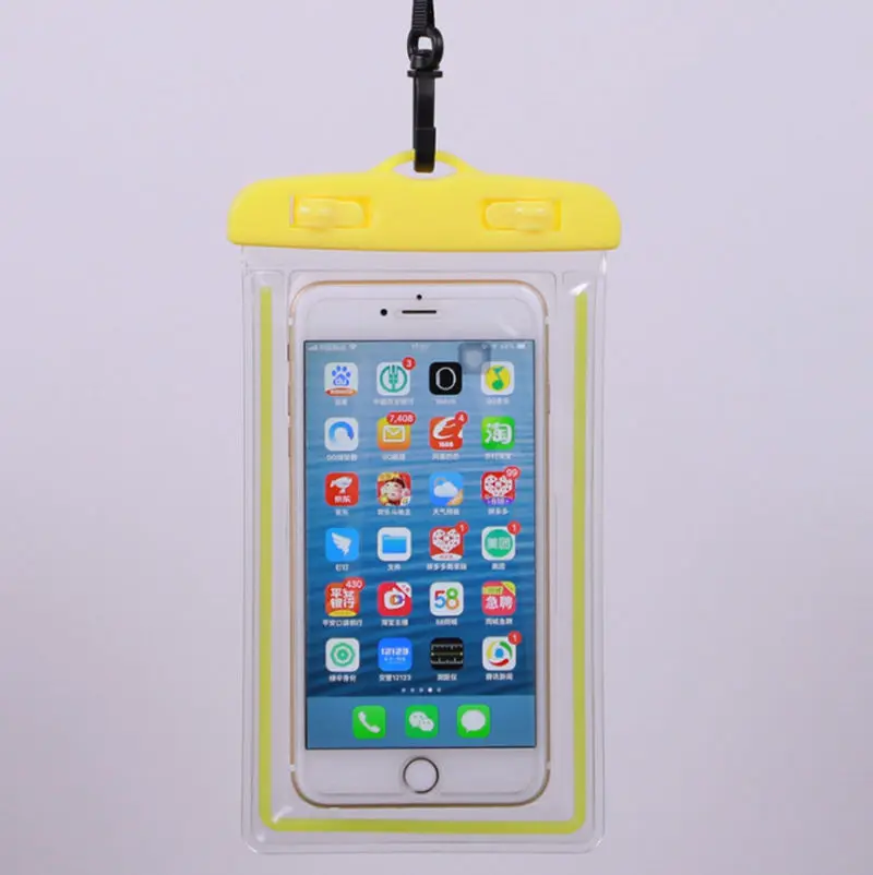 2 200 Pcs Waterproof Swimming Bags for Phone Underwater Pouch Phone Case Cover for Cell Phone 3.5-6Inch - Цвет: 2