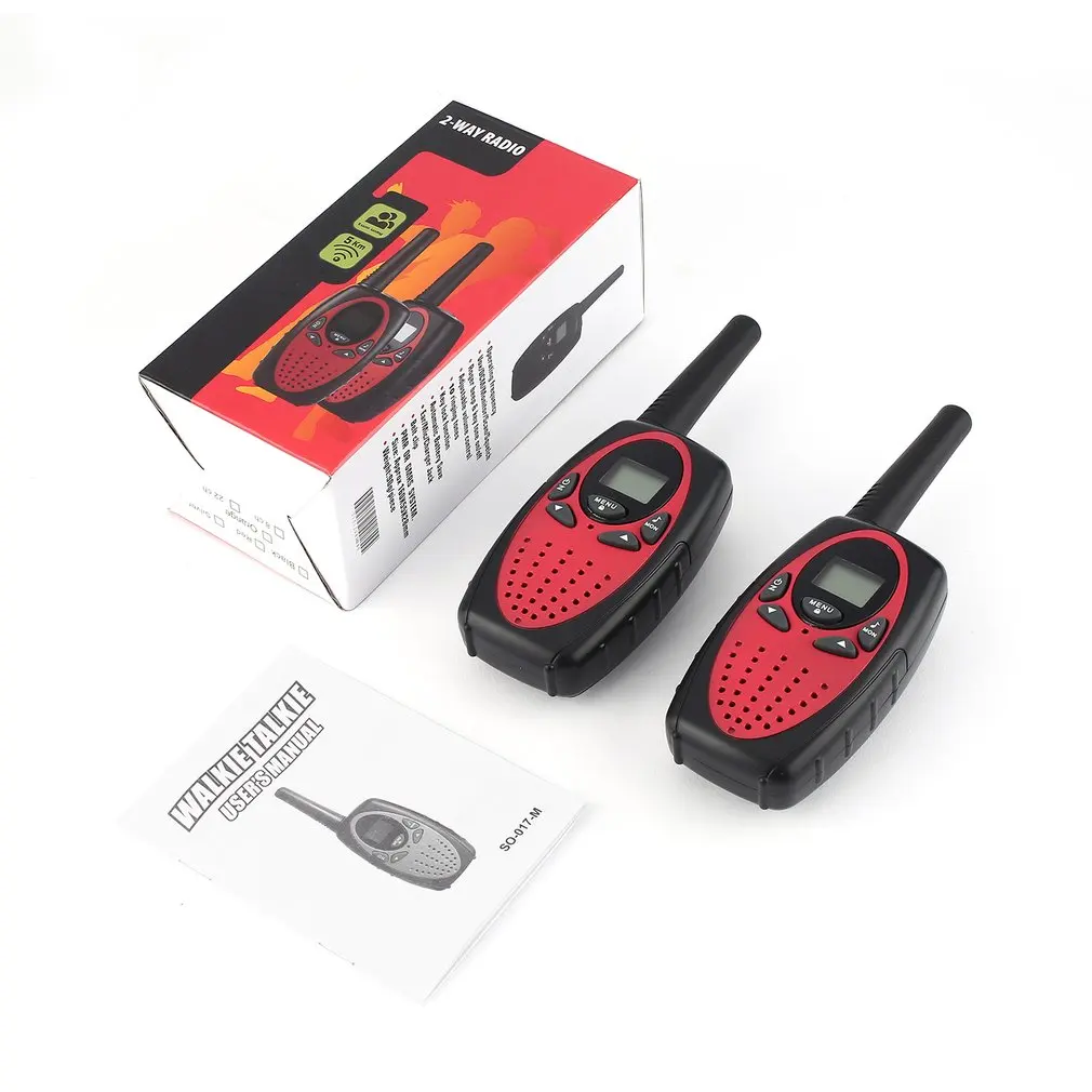 Портативный 2 шт. Walkie Talkie двухстороннее радио беспроводной переговорный с