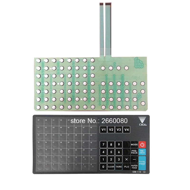  DIGI SM100 Sm110 Keyboard/Keypad/Overlay and Sm--100 Circuitry for Digi Sm-100PCS PLUS Electronic S